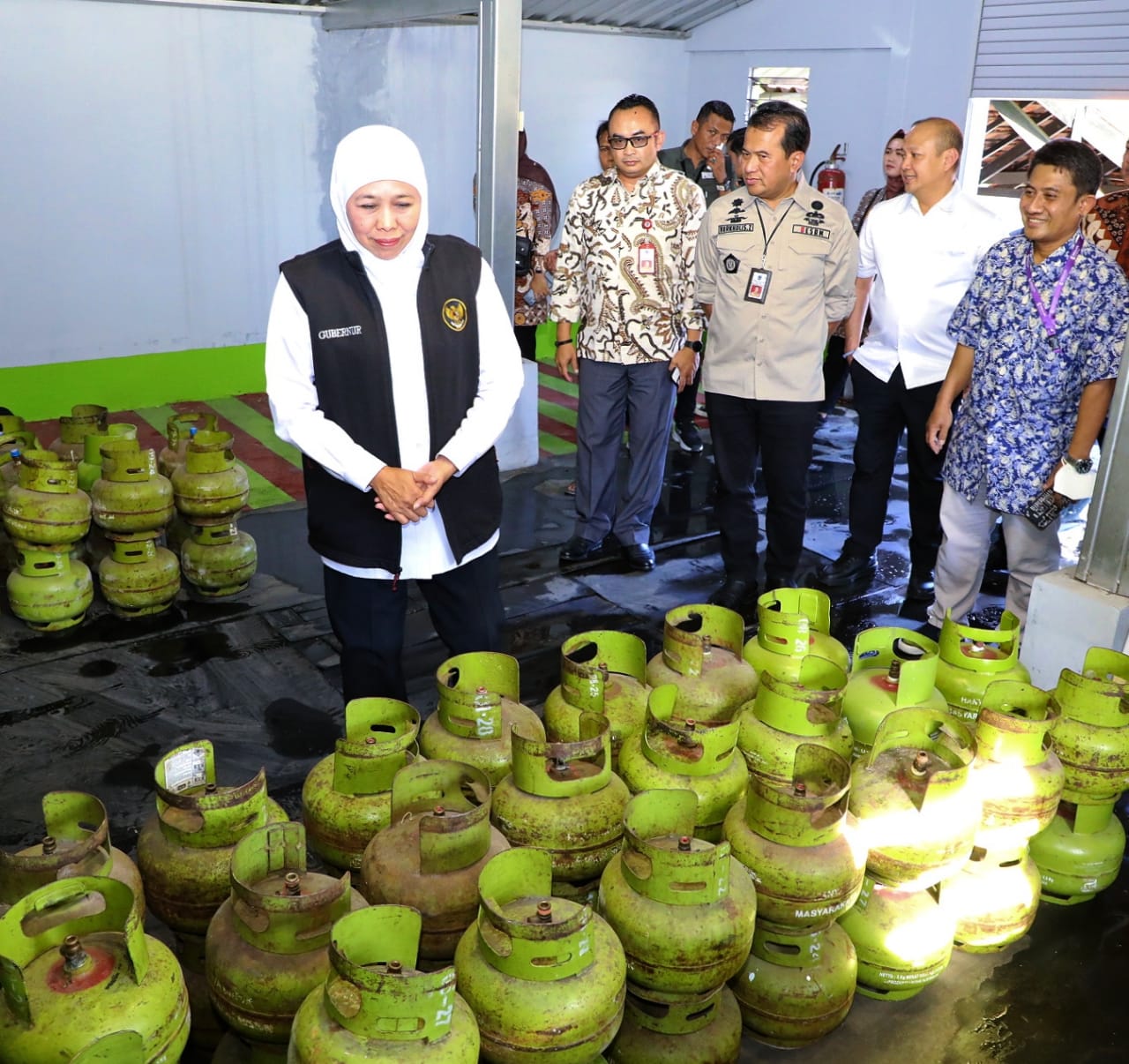 Gubernur Khofifah : Elpiji 3 Kg Stok di Jatim Aman dan Distribusi Lancar