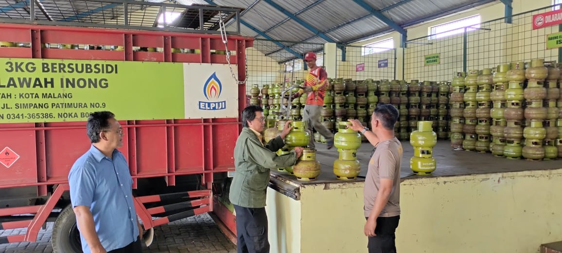 Polresta Malang Kota Bersama Disperindag Telusuri LPG Bersubsidi