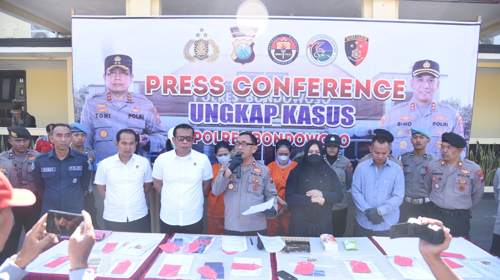 Polres Bondowoso Berhasil Amankan Tiga Tersangka Kasus Investasi Bodong