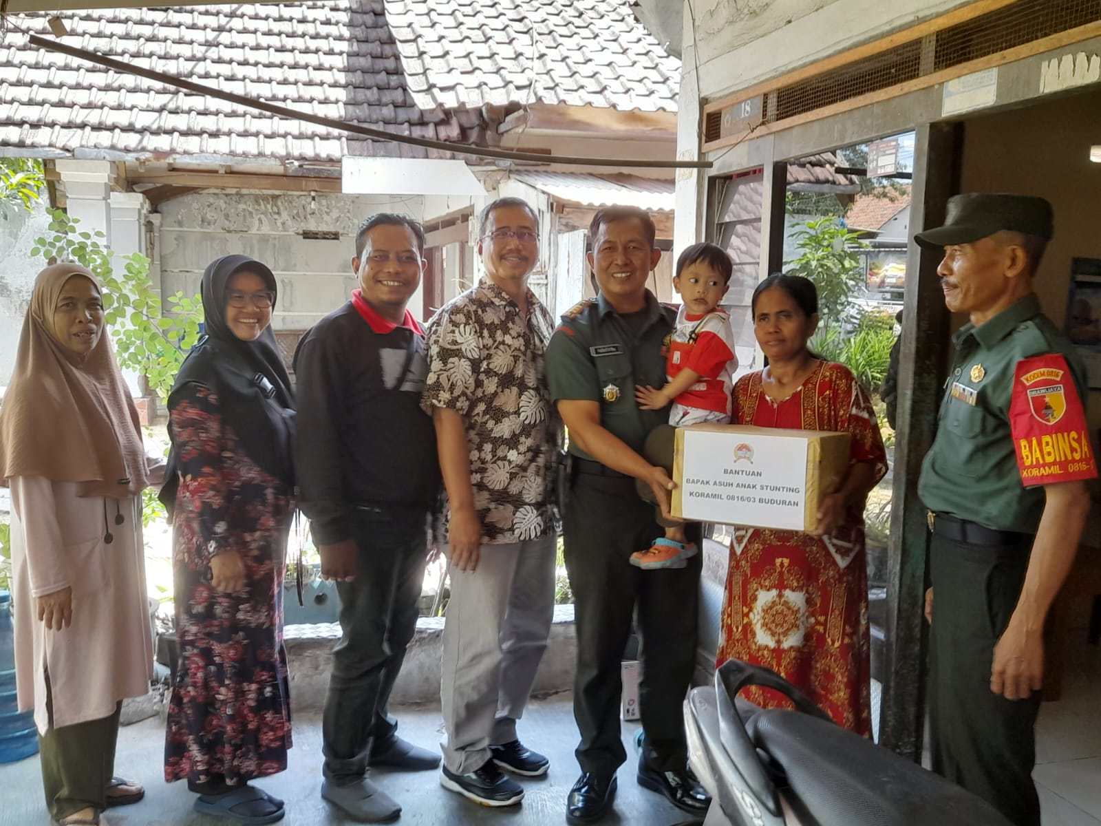 KEPEDULIAN KODIM 0816 SIDOARJO SALURKAN NUTRISI ANAK STUNTING