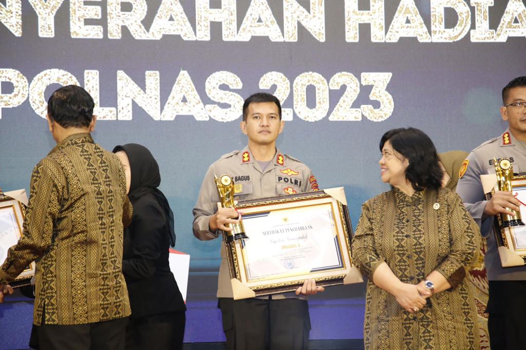 Raih Juara 1 Lomba Video Kreatif, Polres Gunungkidul Terima Penghargaan Dari Kompolnas