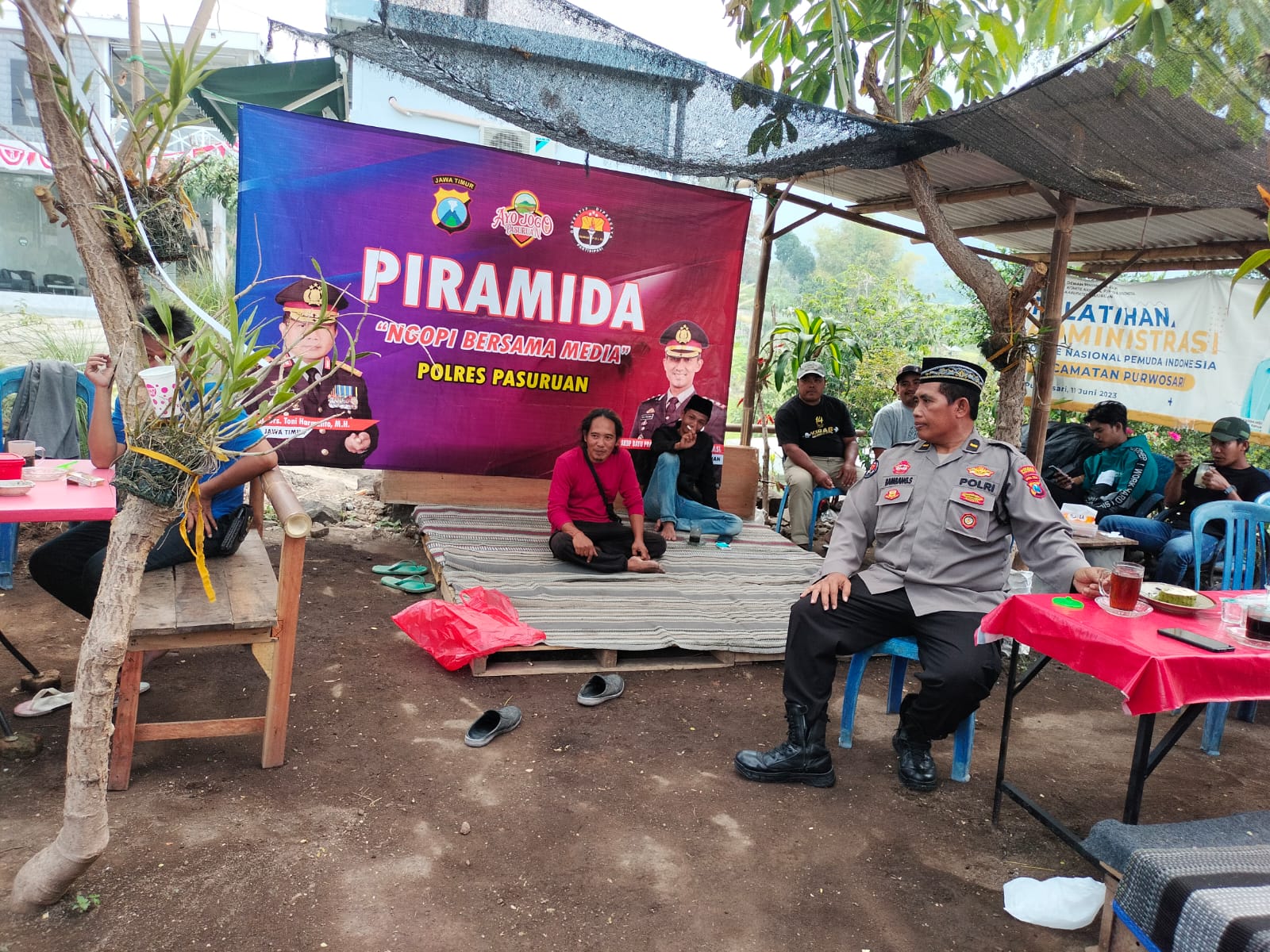 Sinergitas Tanpa Batas, Polres Pasuruan Gelar Piramida