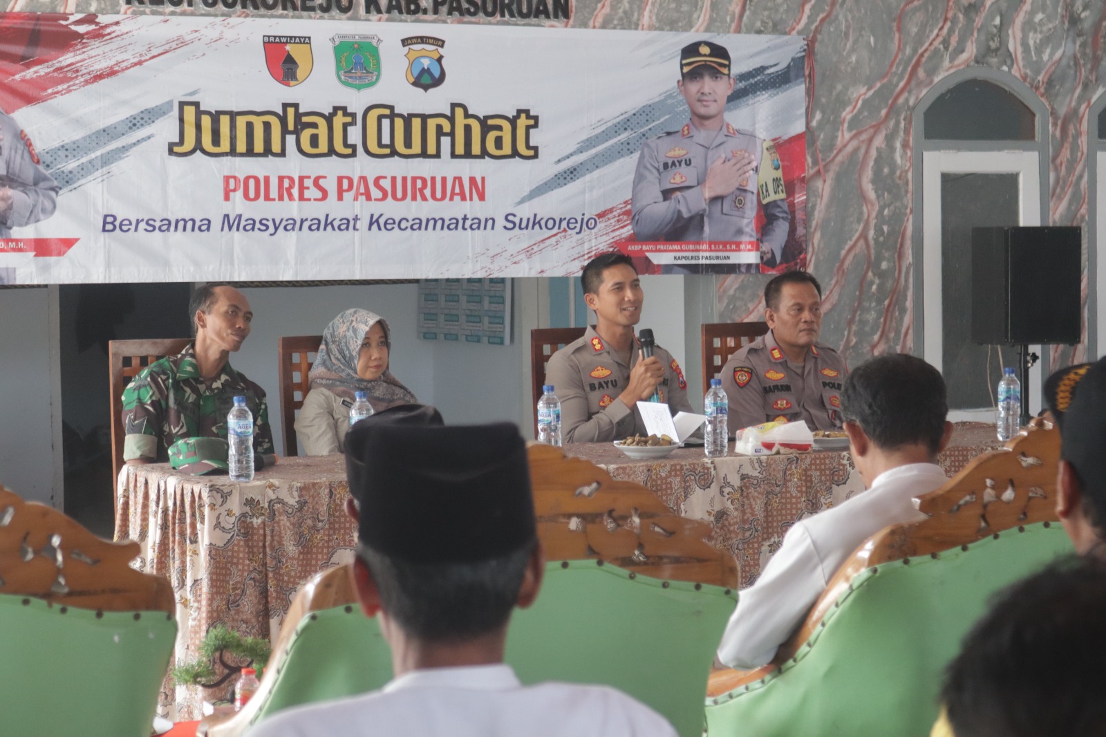 Dengarkan Aspirasi Warga, Polres Pasuruan Gelar Jum’at Curhat Bersama Masyarakat