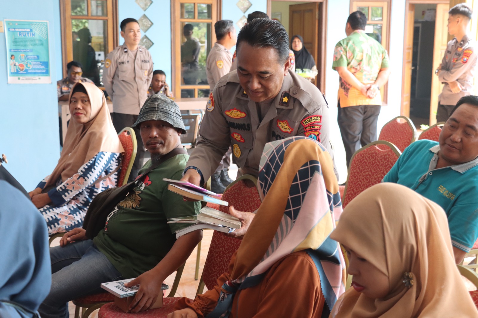 Polres Pasuruan Gelar Bakti Sosial Polri Peduli Budaya Literasi