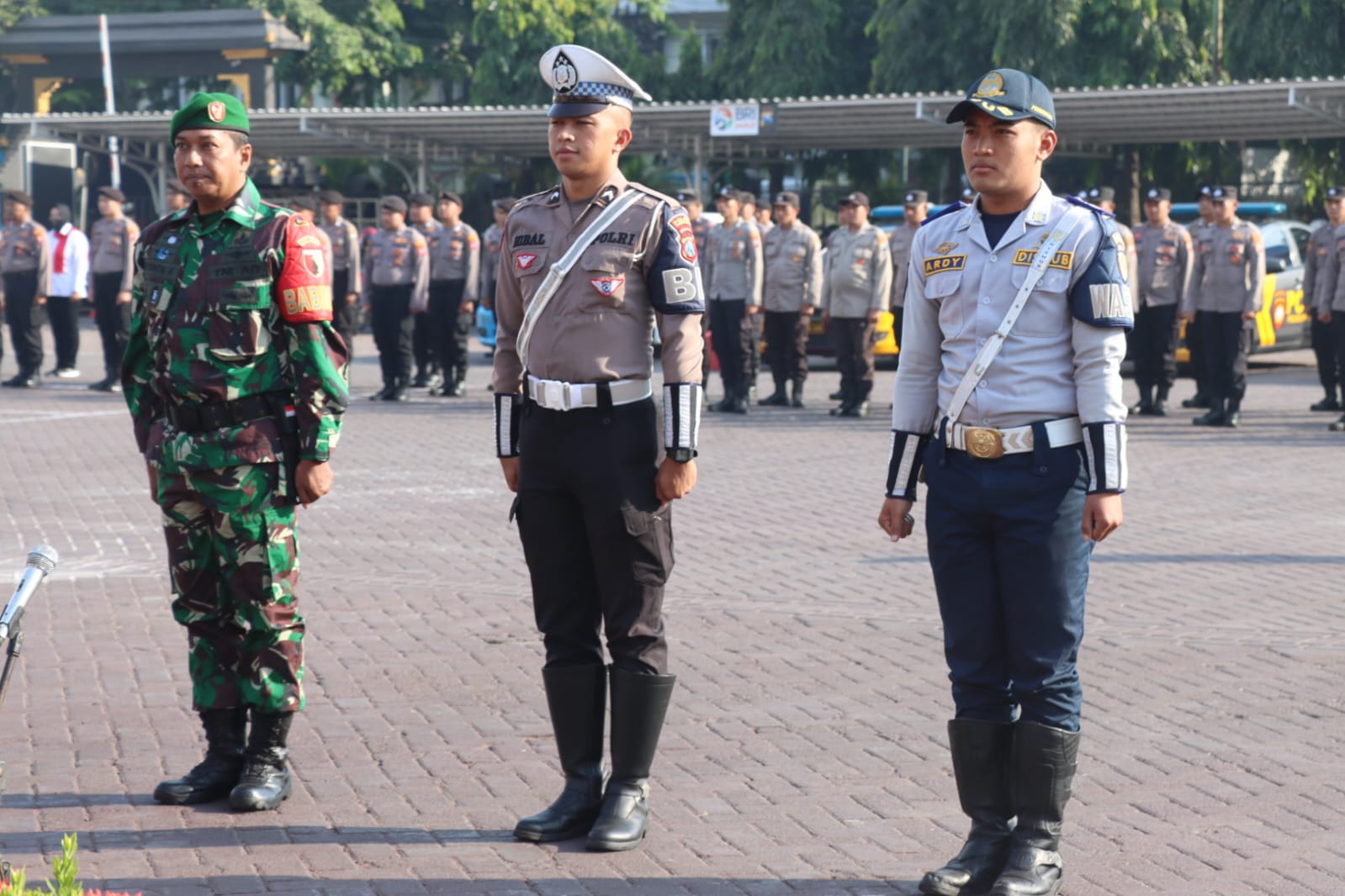 Tingkatkan Kamseltibcarlantas, Polres Pasuruan Gelar Apel Operasi Zebra Semeru 2023