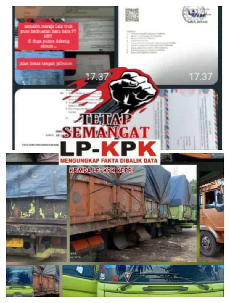 Memperlancar Mobil Angkutan Batubara, Ketua LP-KPK Lampung Menduga Banyak Surat Jalan Aspal