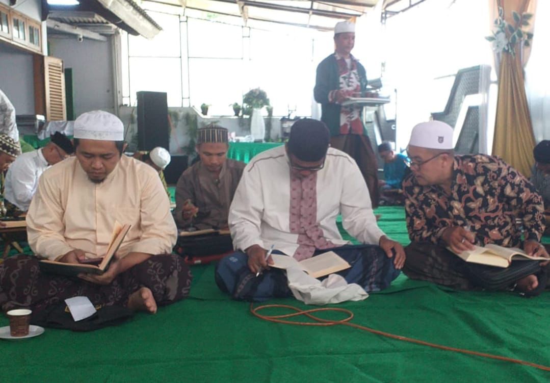 Mubaligh Bripka Mustaqim Sosialisasi Kamtibmas Saat Bedah Kitab Bersama Ulama