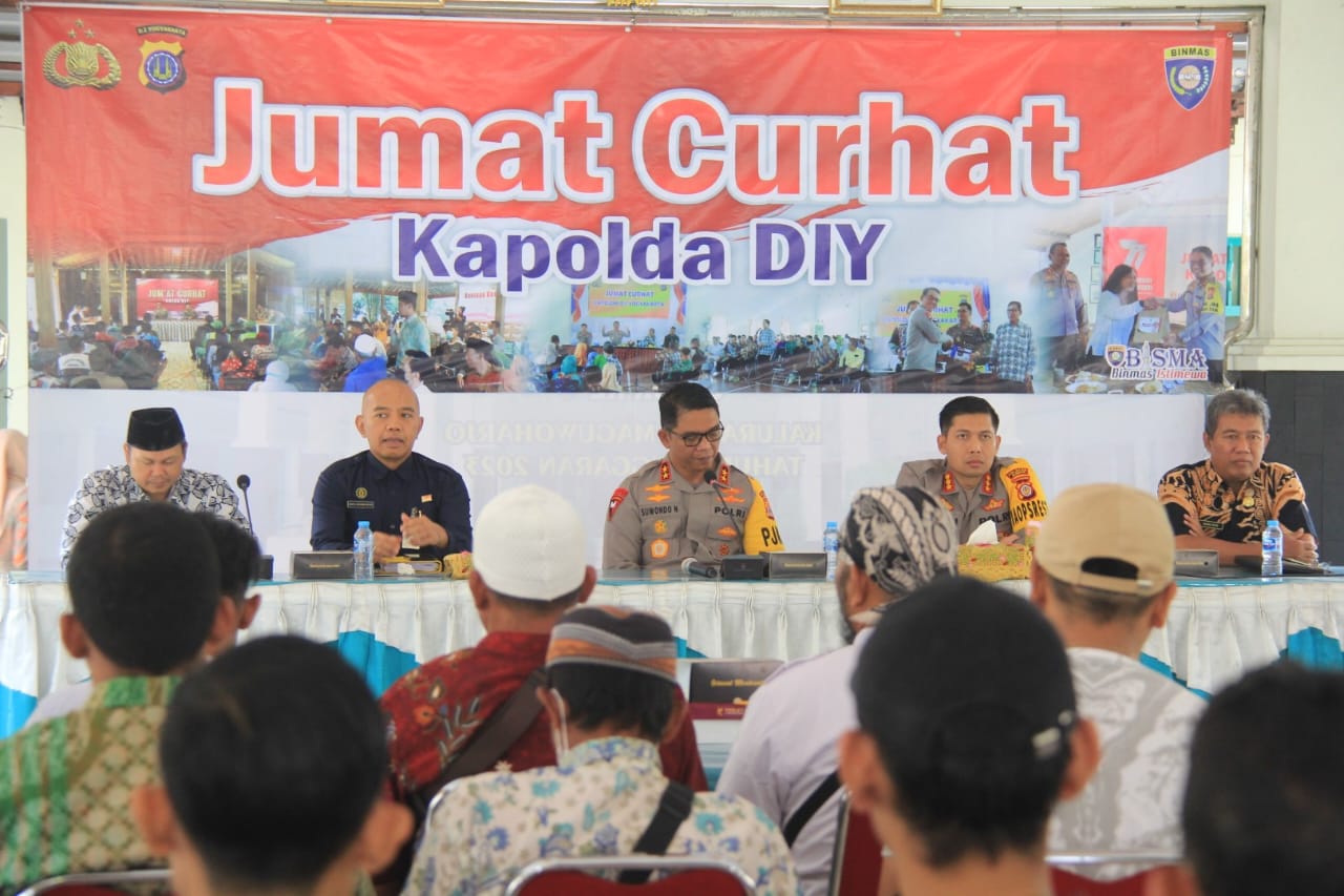 Jum’at Curhat, Polda DIY Sasar Pengiat Wisata Daerah Istimewa Yogyakarta