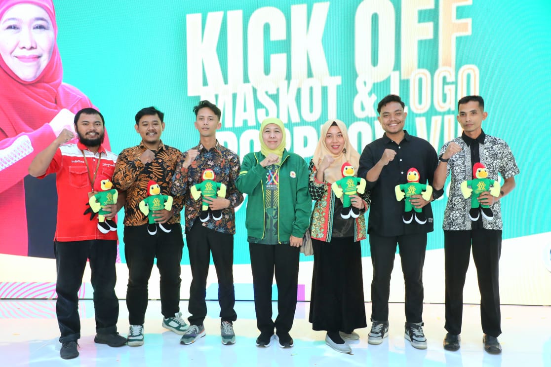 Kick Off Maskot dan Logo Porprov VIII Jatim 2023, Gubernur Khofifah Tekankan Pentingnya Jaga Sportivitas dan Fairplay