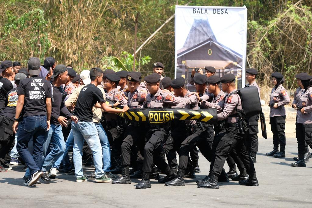 Polda DIY Gelar SISPAMKOTA Pemilu 2024 di Stadion Maguwoharjo