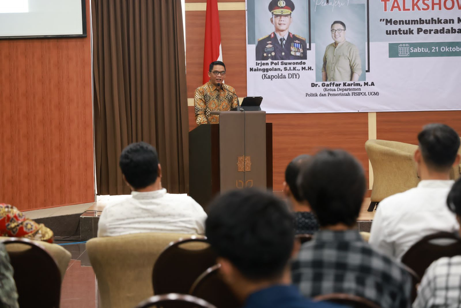 Pelantikan Pengurus Forum Silaturahmi Mahasiswa Keluarga Madura Yogyakarta, Ini Pesan Kapolda DIY