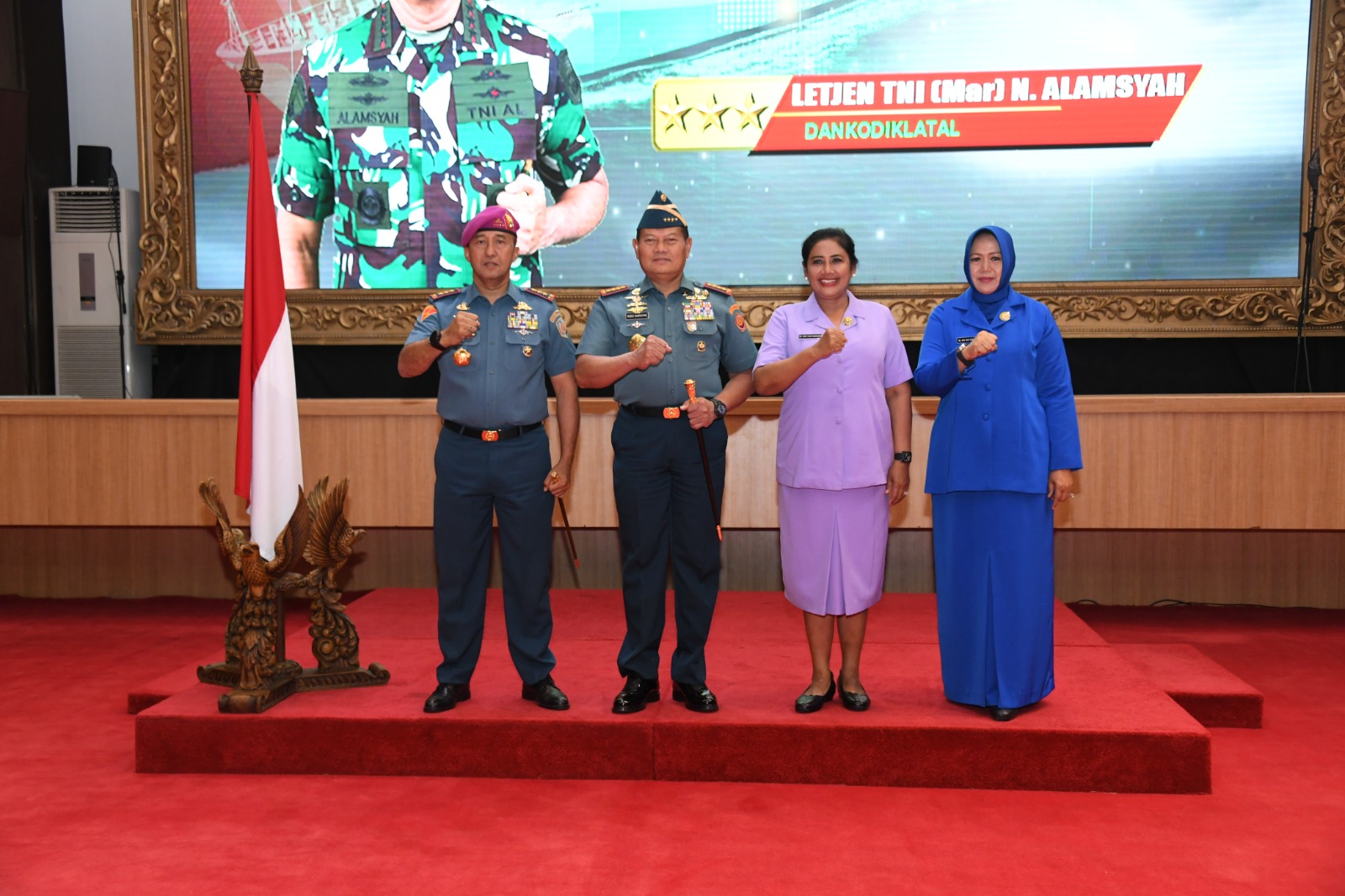 Komandan dan Wadan Kodiklatal Resmi Sandang Pangkat Baru