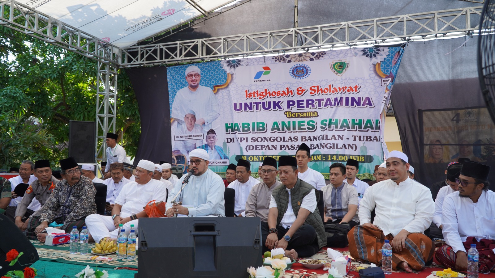 Istighosah dan Sholawat untuk Pertamina di Tuban, Hadirkan Habib Anies dan KH Rosid Ubad Maimoen