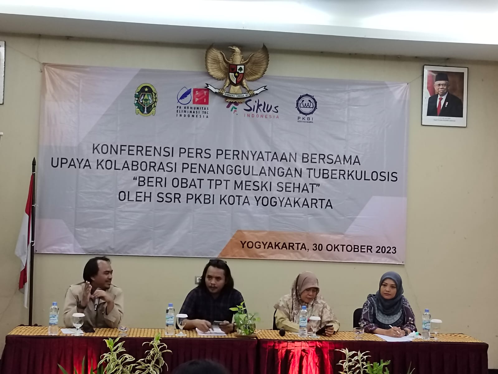 SSR PKBI Kota Yogyakarta Gelar Pernyataan Bersama Upaya Kolaborasi Penanggulangan Tuberkulosis