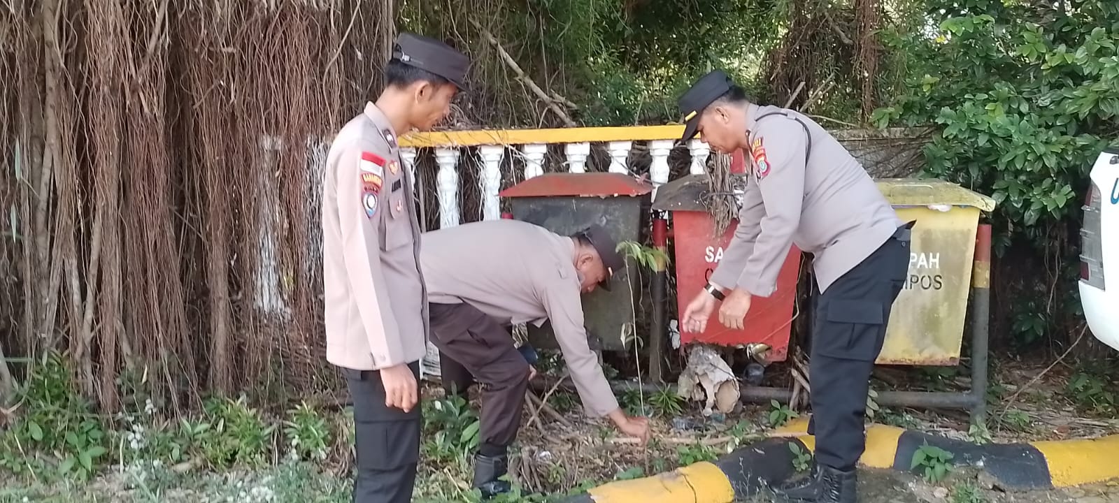 Polsek Dalam Jajaran Polres Bintan Turut Andil Penanaman Pohon dan Bakti Sosial Dalam Rakorbin SDM dan PNS Polri