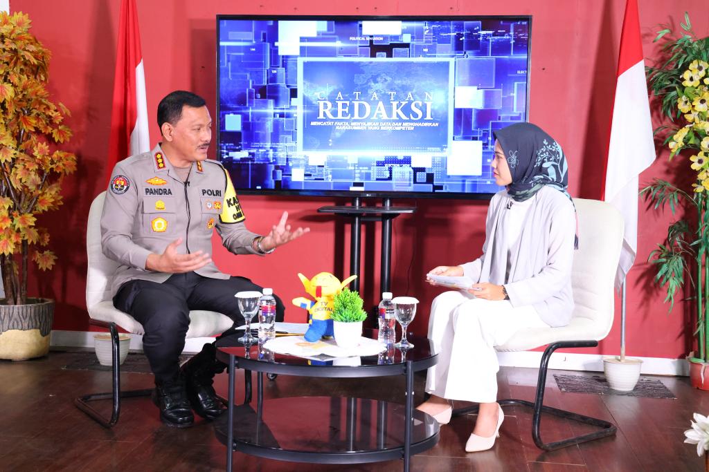 WAWANCARA EKSKLUSIF DENGAN KABIDHUMAS POLDA KEPRI DI BTV TERKAIT KESIAPAN PAM PEMILU 2024