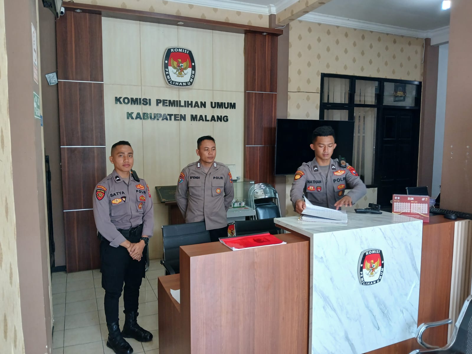 Polres Malang Tingkatkan Pengamanan di Kantor KPU dan Bawaslu Jelang Pilkada 2024