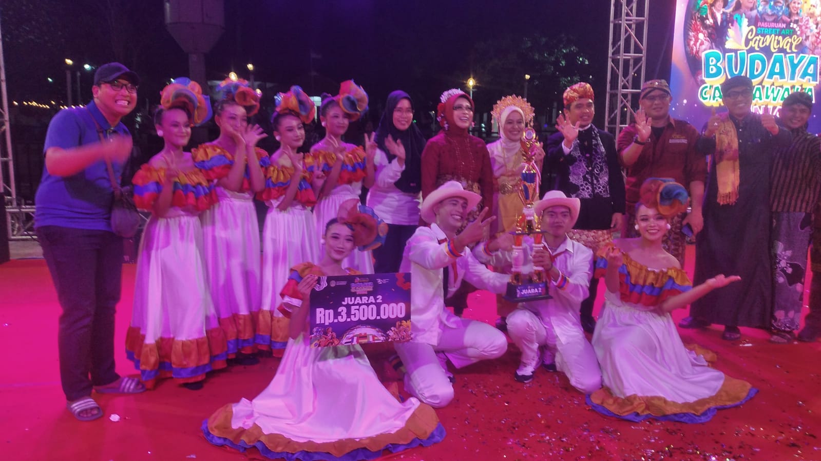 Acara Carnaval Budaya Cakrawala Dunia dalam Rangka HUT RI ke-79 di Kota Pasuruan