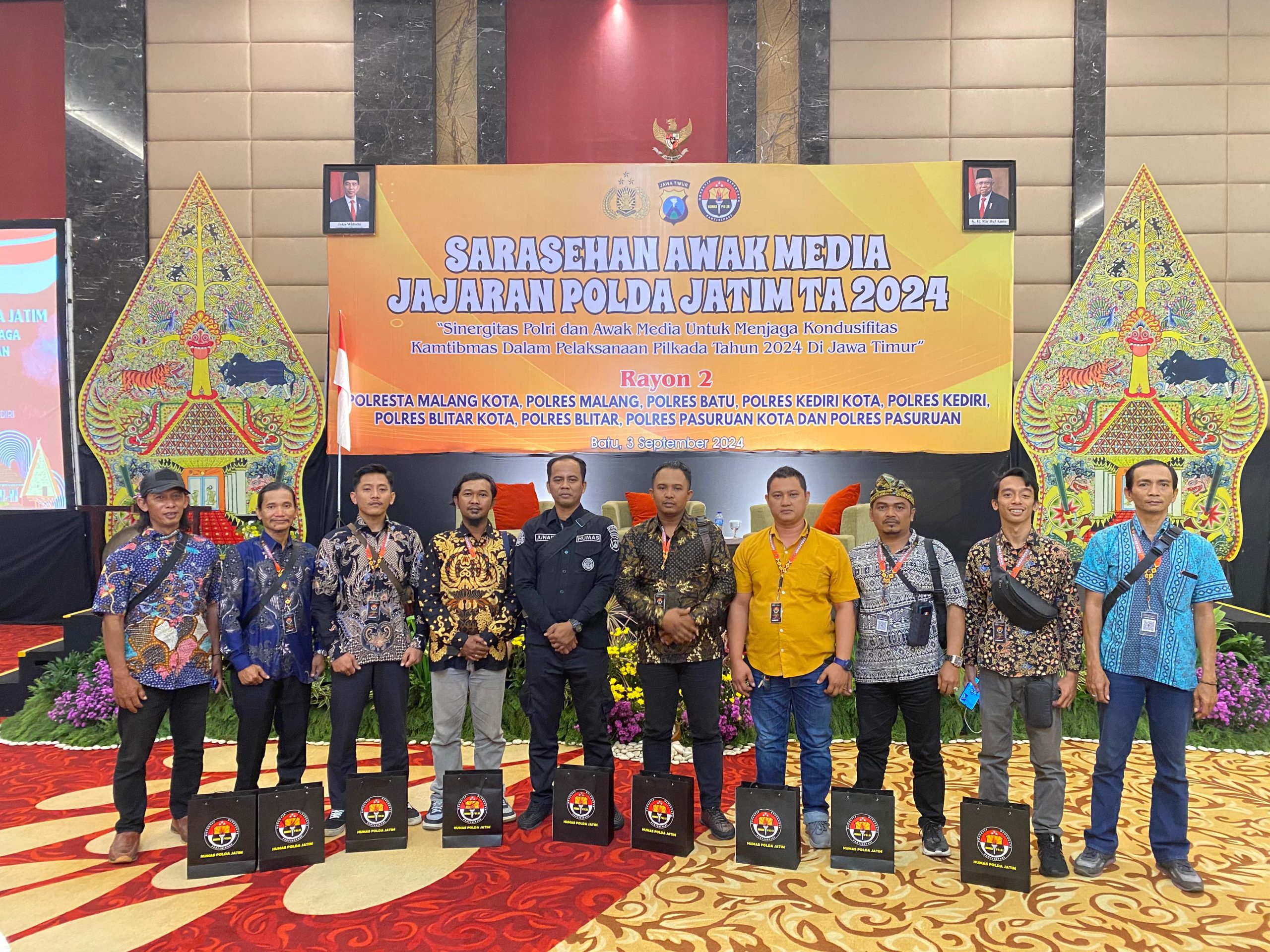 Kawal Pelaksanaan Pilkada Serentak 2024, Kabid Humas Polda Jatim Sinergitas Dengan Awak Media