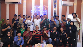 Dandim 0314 Inhil Gelar Silaturahmi Bersama Insan Pers Inhil,